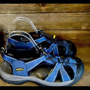 Womens Keen Venice H2 Blue Waterproof Hiking Sandals Shoes Size 7  M EUC